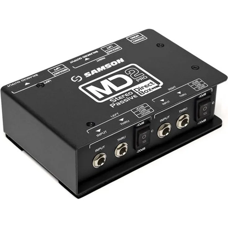 Samson S-Max MD2Pro - Stereo Passive Direct Box