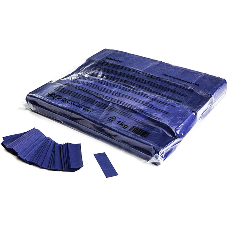 Magic FX Slowfall Konfetti Rechteckig 55x17mm - Dunkelblau 1kg