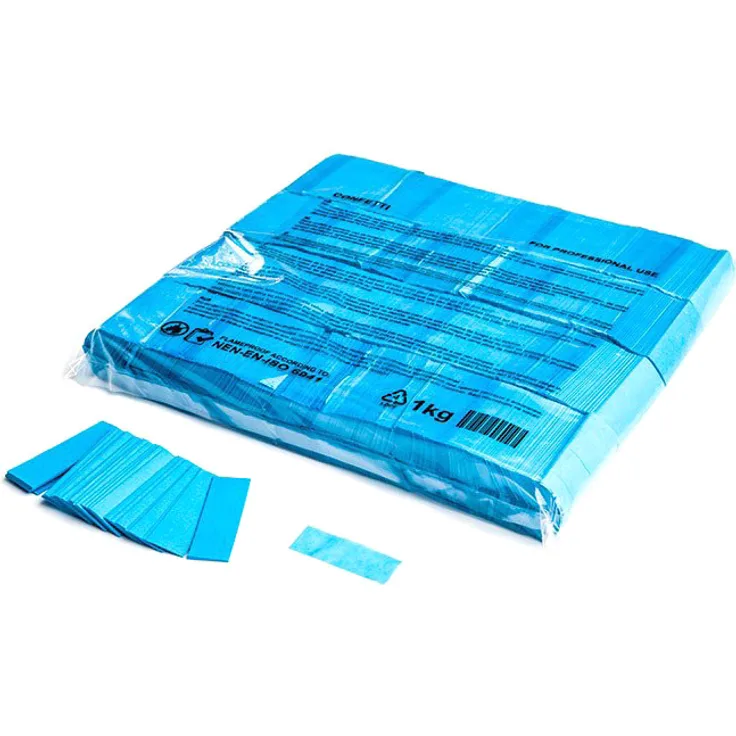 Magic FX Slowfall Konfetti Rechteckig 55x17mm - Hellblau 1kg