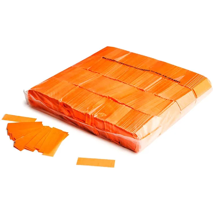 Magic FX Slowfall UV Konfetti 55x17mm - Fluo Orange 1kg