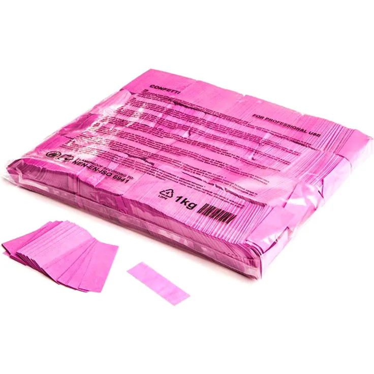 Magic FX Slowfall Konfetti Rechteckig 55x17mm - Pink 1kg