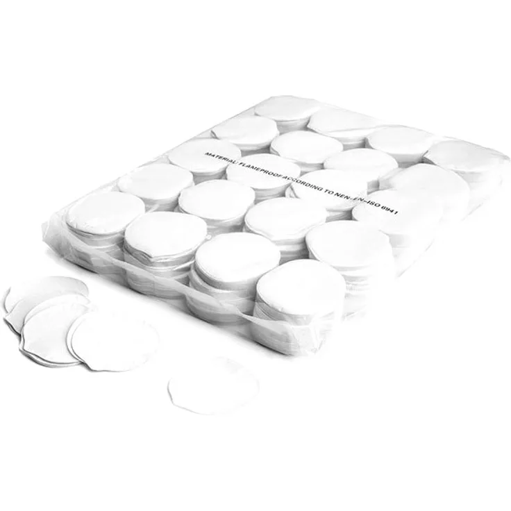 Magic FX Slowfall Konfetti Rosenblattförmig 55mm - Weiß 1kg