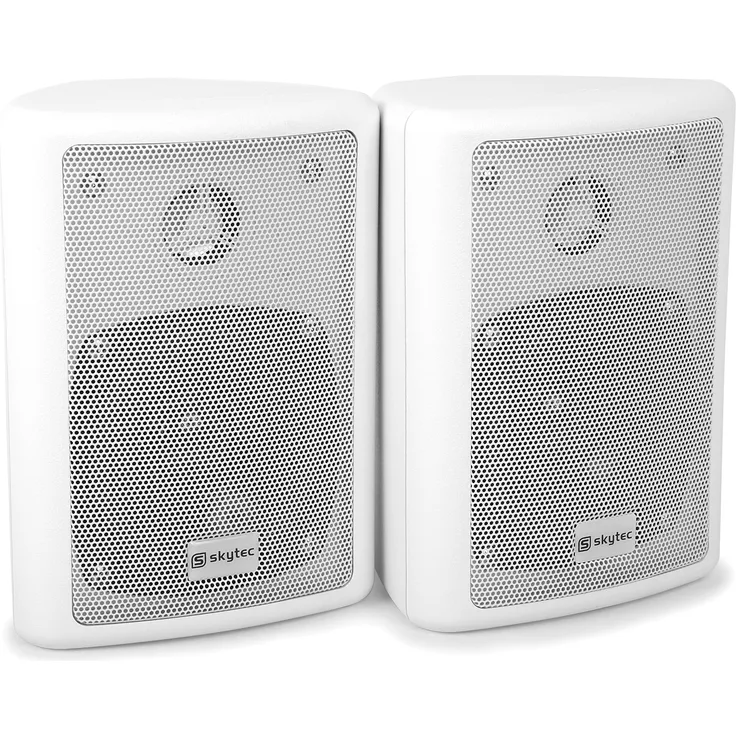 Skytec ODS40W Lautsprecher-Set 2-Wege 75W Weiß