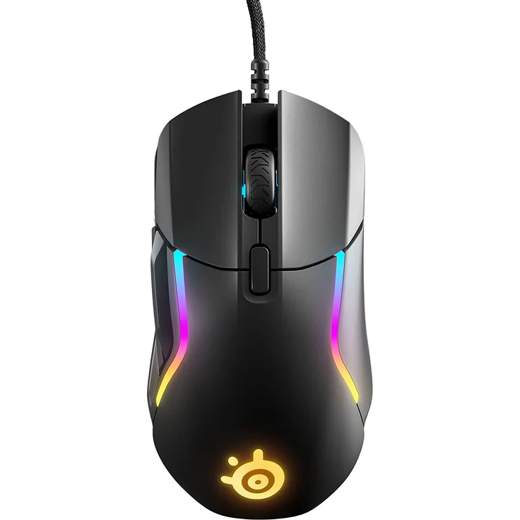 SteelSeries Rival 5 Gaming-Maus, schwarz – Bild 1