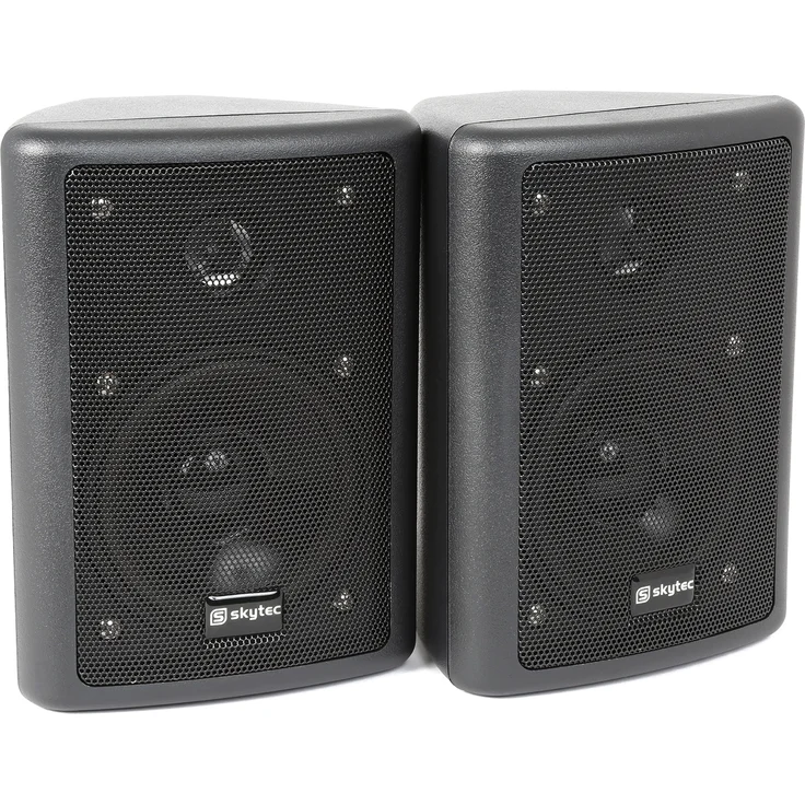 Skytec ODS40B Lautsprecher-Set 2-Wege 75W Schwarz – Bild 1