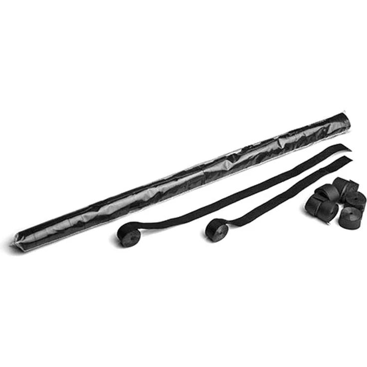 Magic FX Streamer 10m x 1,5cm - Schwarz