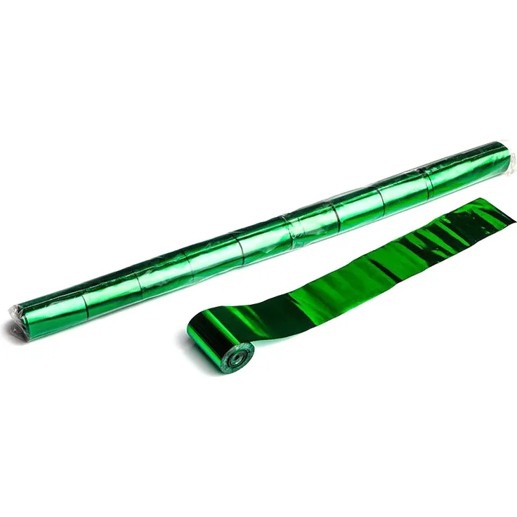 Magic FX Metallic Stadium Streamer 20m x 5cm - Grün