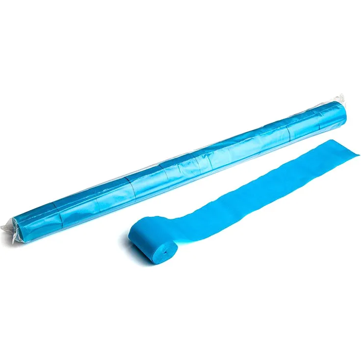 Magic FX Stadium Streamer 20m x 5cm - Hellblau