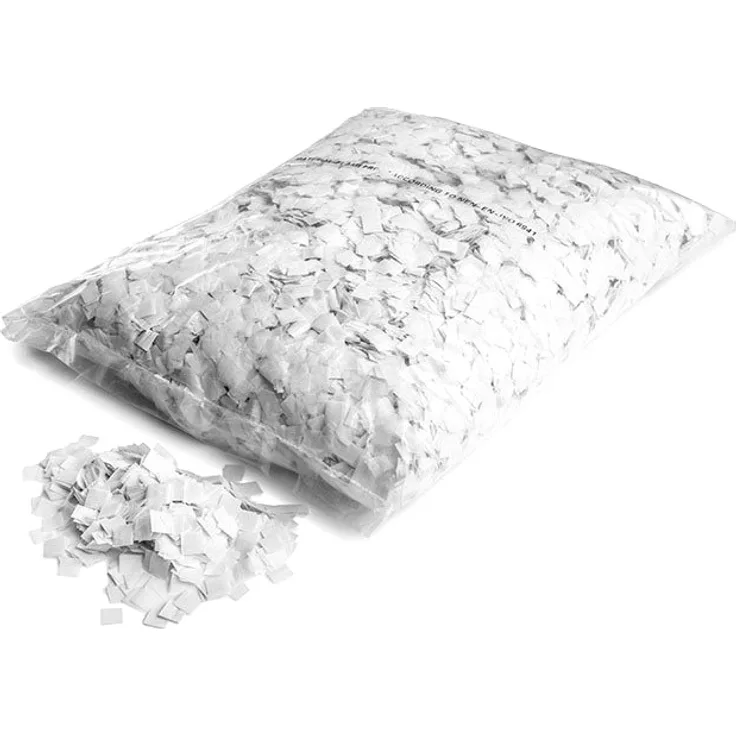 Magic FX Slowfall Schnee Konfetti 10x10mm - Weiß 1kg
