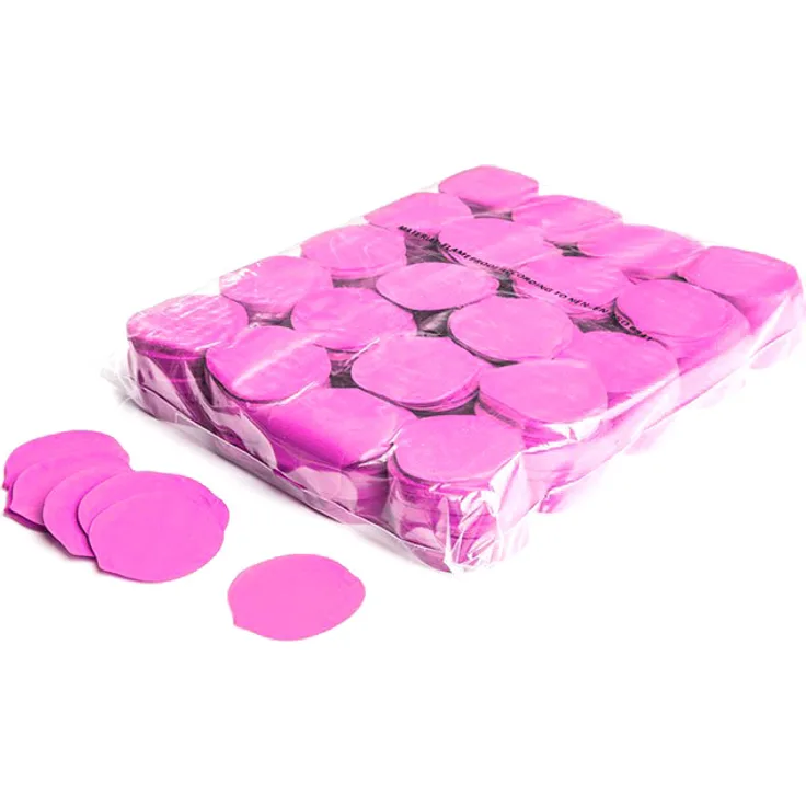 Magic FX Slowfall Konfetti Rosenblattförmig 55mm - Pink 1kg