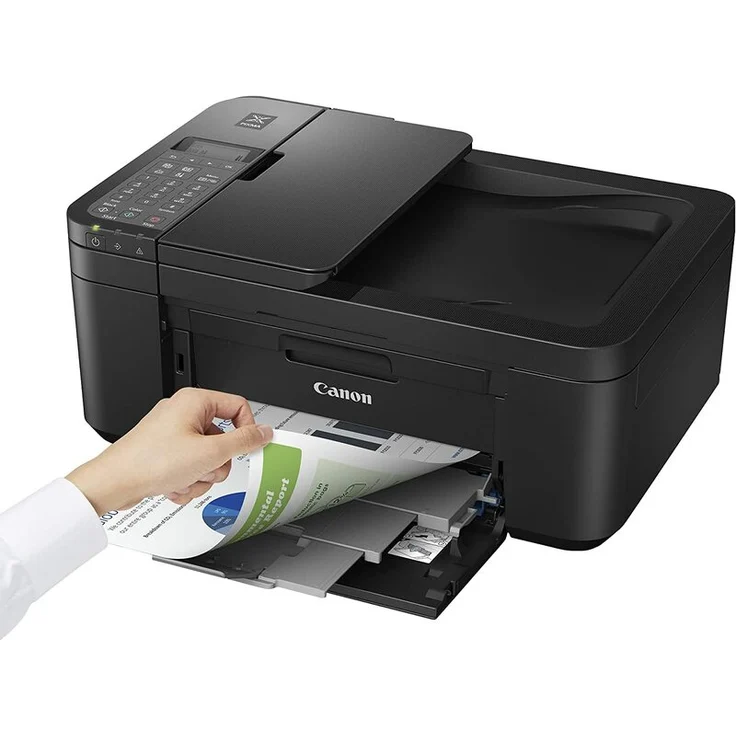 Canon TR4650 Schwarz Multifunktionsdrucker, Scanner, Kopierer, Drucker, Fax, 4800 x 1200 DPI, LCD, WLAN, USB, Apple AirPrint, PIXMA Cloud Link, ADF Duplexdruck (5072C006) – Bild 6