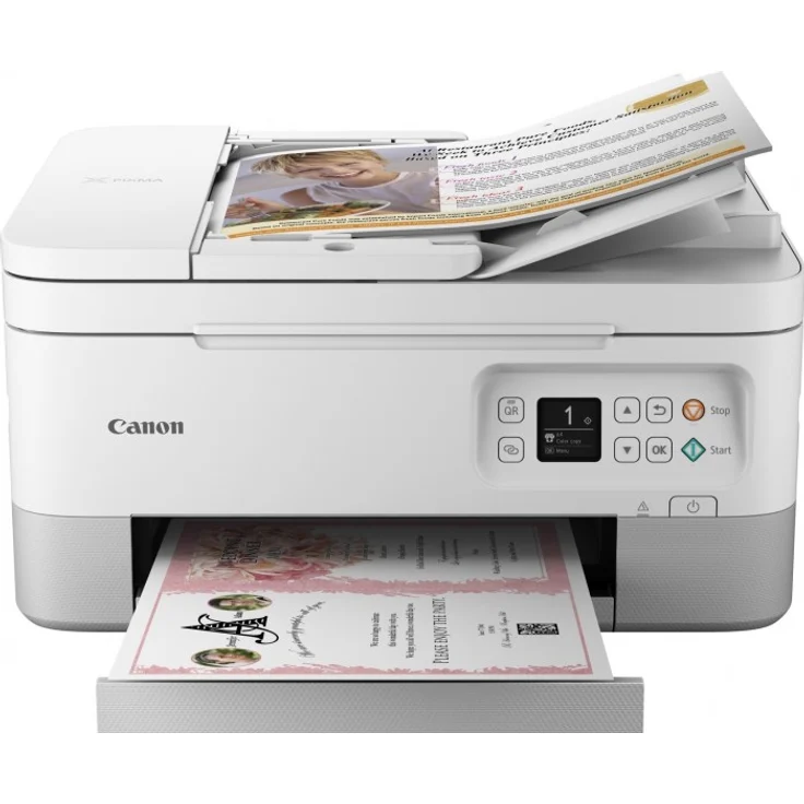 Canon PIXMA TS7451a Multifunktionssystem 3-in-1 weiss – Bild 1
