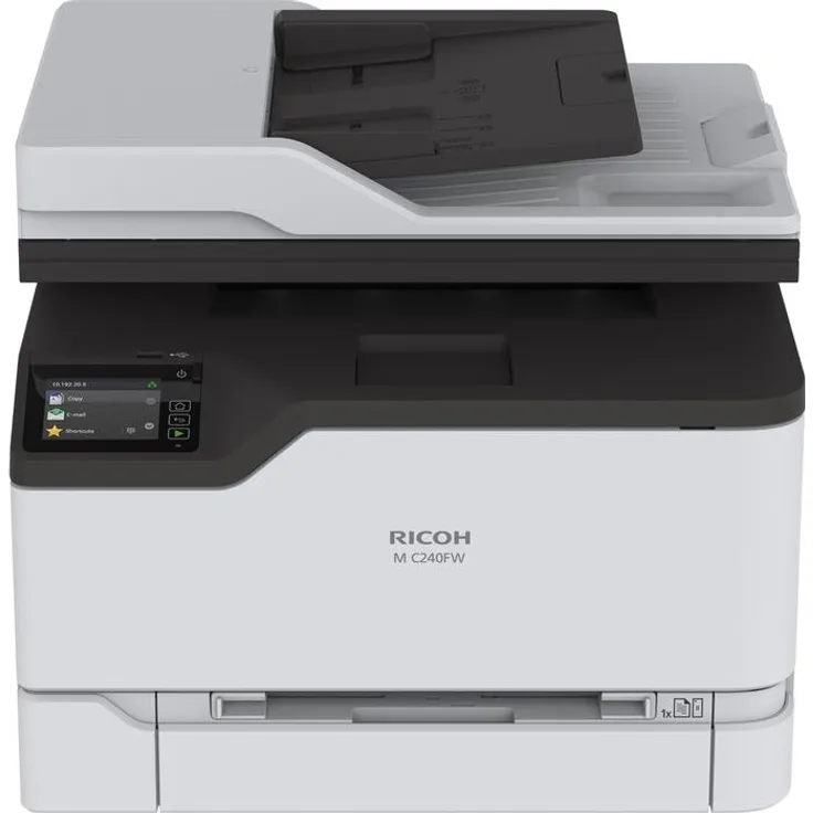 Ricoh M C240FW, Laser, mehrfarbig-Multifunktionsgerät, Drucker-Scanner-Kopierer-Fax