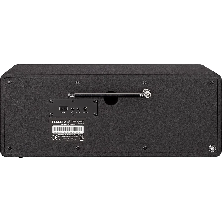 UNIVERSUM BB 500-20 Ghettoblaster UKW AUX, Bluetooth, CD, SD, UKW, USB Inkl. Fernbedienung, Stimmungslicht Schwarz – Bild 4