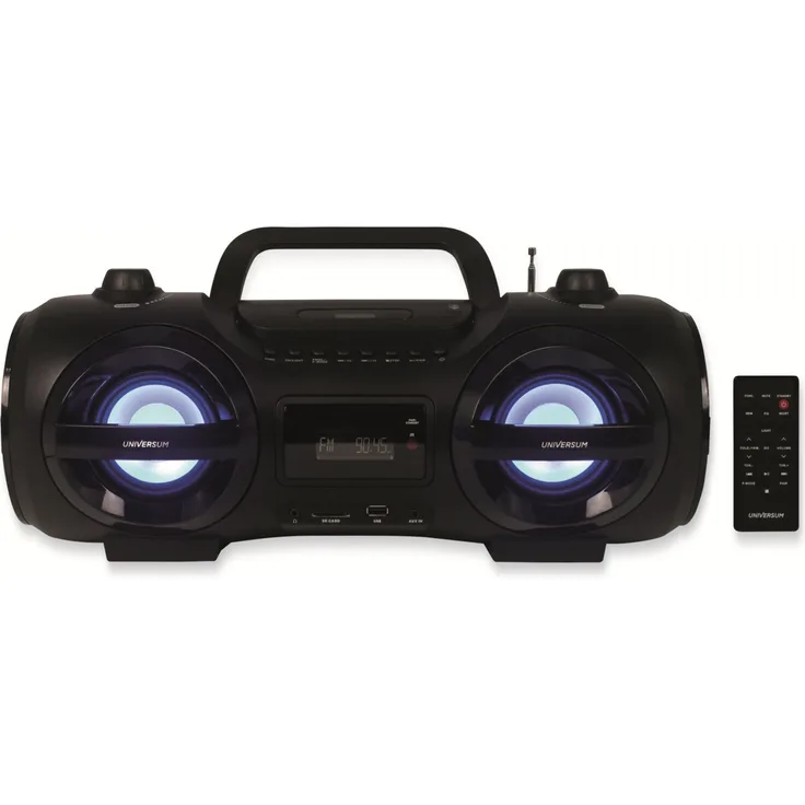 Telestar DIRA S 24 CD - DAB+ Digitalradio mit CD-Player (Stereo Radio, UKW/DAB/DAB+, CD Player, Bluetooth 5.1, USB Recording & Mediaplayer, DSP Sound) Schwarz (12122053695)