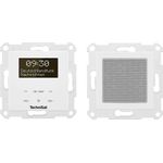 TechniSat DIGITRADIO UP 55 - DAB+ Unterputzradio für die flexible Montage (DAB, UKW, Bluetooth-Empfang, dimmbares OLED-Display, Weck- und Sleeptimer, 2 Watt, Made in Germany) Frontcover RAL 9016, weiß