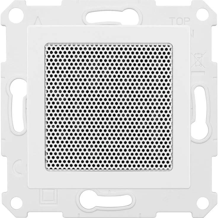 TechniSat DIGITRADIO UP 55 - DAB+ Unterputzradio für die flexible Montage (DAB, UKW, Bluetooth-Empfang, dimmbares OLED-Display, Weck- und Sleeptimer, 2 Watt, Made in Germany) Frontcover RAL 9016, weiß – Bild 5