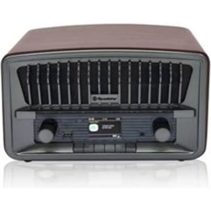 Roadstar HRA-270 D+BT Retro-Radio mit DAB+-FM, Bluetooth, USB-MP3-Player, Wecker mit Dual-Alarm
