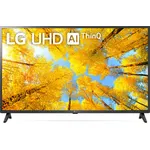LG 43UQ75009LF 108 cm (43 Zoll) LED Smart TV (Ultra HD, HDR, Direct LED) HD-Triple-Tuner (Sat, Antenne, Kabel) Modelljahr 2022 Energieklasse G (DE-Modell)