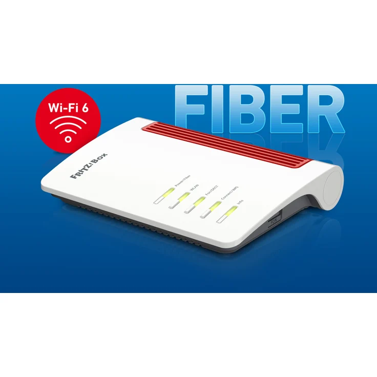 AVM FRITZ!Box 5530 Fiber Wi-Fi, 6 WLAN-Router, weiß/rot – Bild 3