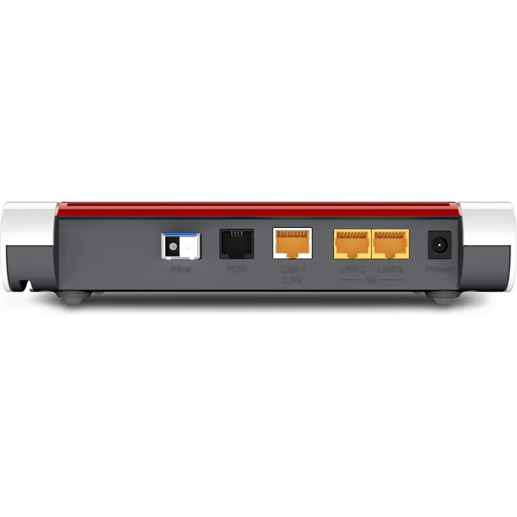 AVM FRITZ!Box 5530 Fiber Wi-Fi, 6 WLAN-Router, weiß/rot – Bild 2