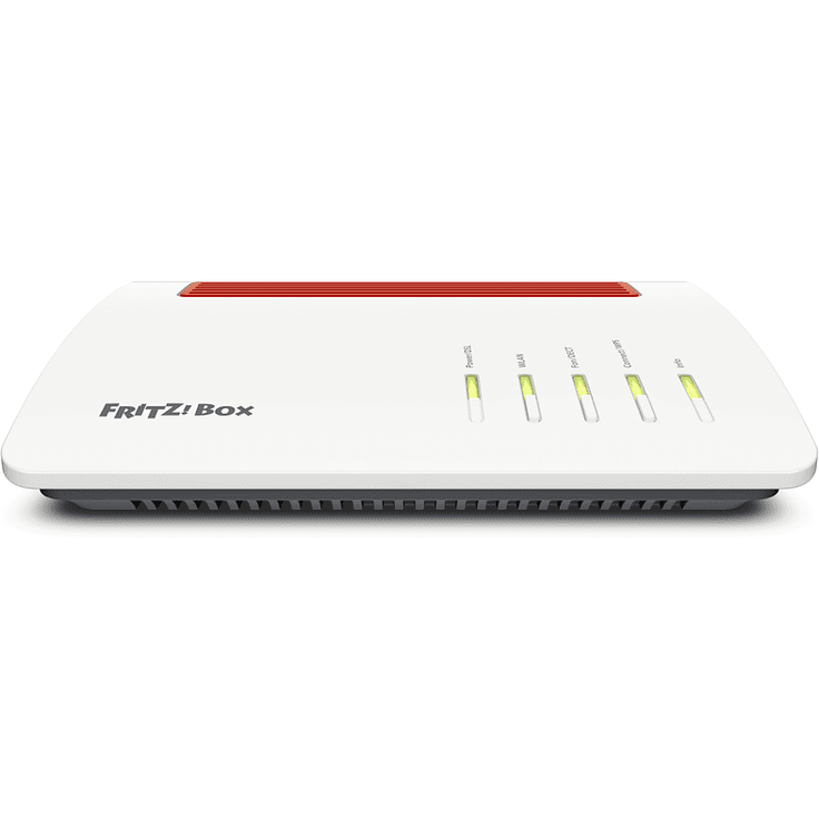 AVM FRITZ!Box 7590 AX v2 Wi-Fi 6, WLAN-Router, weiß/rot – Bild 4
