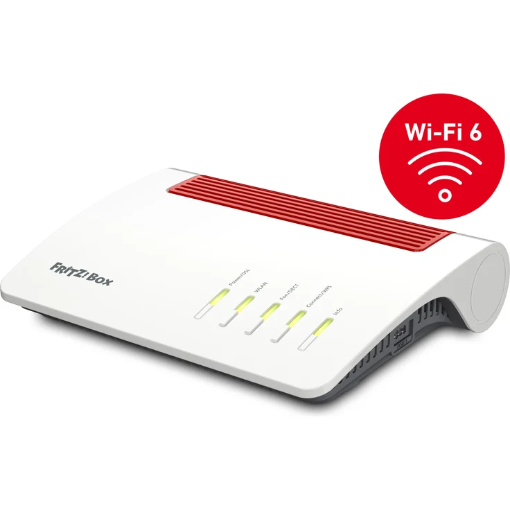 AVM FRITZ!Box 7590 AX v2 Wi-Fi 6, WLAN-Router, weiß/rot – Bild 11