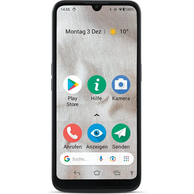 Doro 8100 Senioren-Smartphone LCD-Display, Schwarz – Bild 2