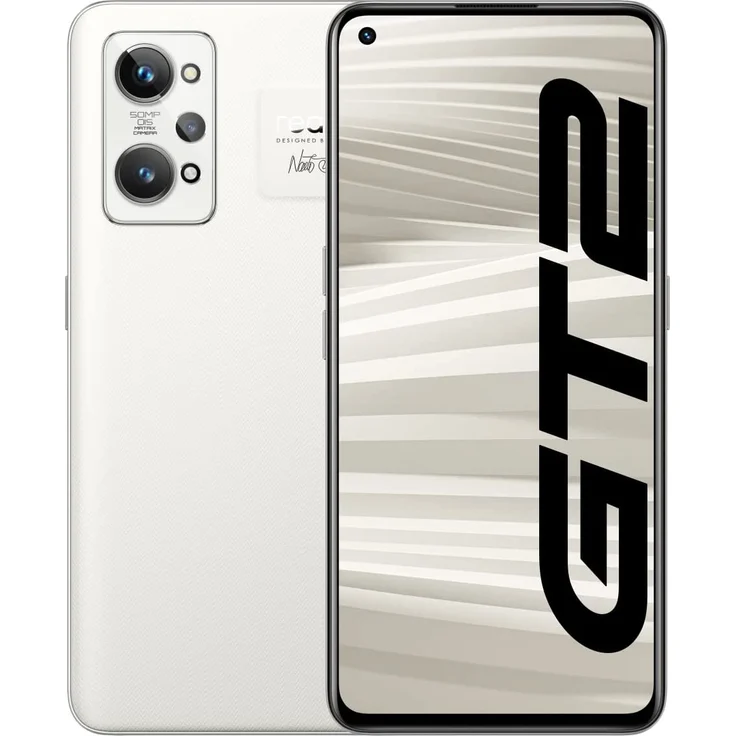 realme GT 2 5G Smartphone AMOLED-Display, 128GB interner Speicher, 8GB RAM, Dual-SIM, Paper White – Bild 1