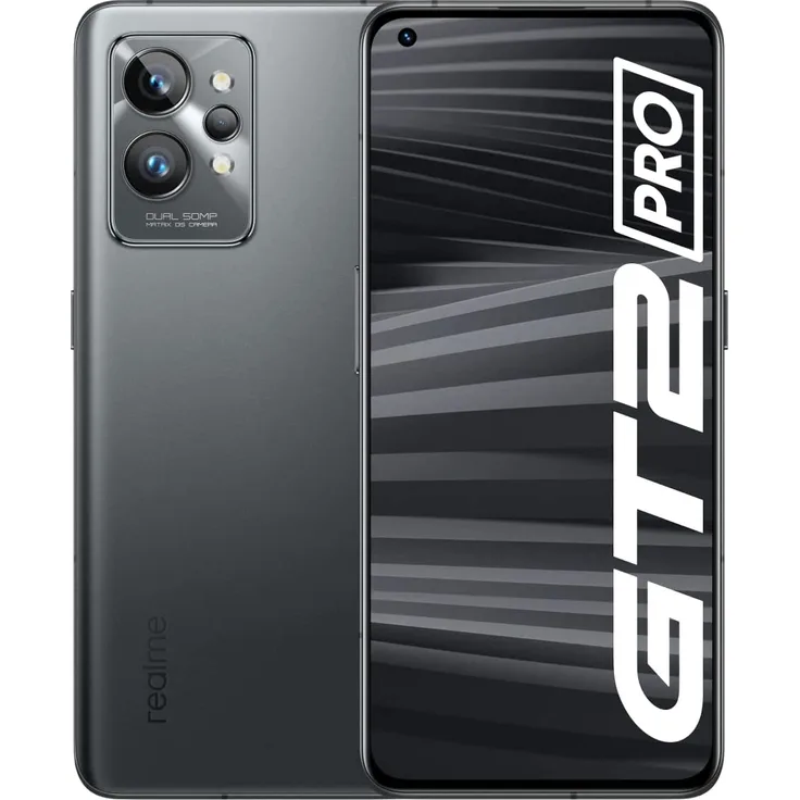 realme GT 2 Pro 5G Smartphone AMOLED-Display, 256GB interner Speicher, 12GB RAM, Dual-SIM, Schwarz