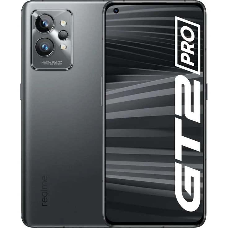 realme GT 2 Pro 5G Smartphone AMOLED-Display, 256GB interner Speicher, 12GB RAM, Dual-SIM, Schwarz – Bild 1