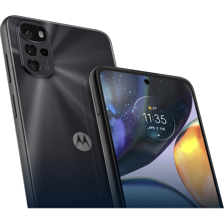 Motorola Moto G22 Smartphone 16,76cm (6,5 Zoll) IPS-Display, 64GB interner Speicher, 4GB RAM, Dual-SIM, Android 12, Cosmic Black – Bild 8