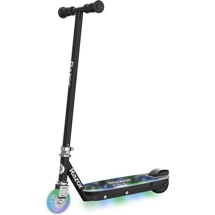 RAZOR Tekno Kinder E-Scooter, ohne Straßenzulassung, Schwarz, 12 km/h