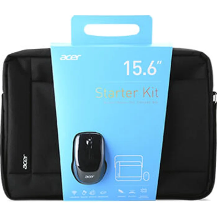 15.6 Zoll Acer Notebooktasche Starter Kit 2 inkl. kabellose Maus – Bild 1
