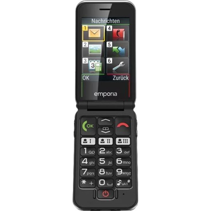 Emporia Joy LTE Seniorenhandy Farbdisplay, 128 MB interner Speicher, 64 MB RAM, Schwarz – Bild 7