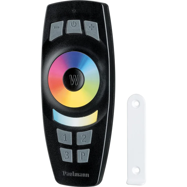 Paulmann 500.67 Smart Home Zigbee Gent Fernbedienung, 2x AAA, mit Wandhalterung, Amazon Echo Plus kompatibel, schwarz (50068) – Bild 3