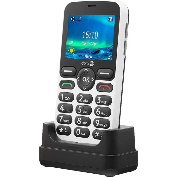 Doro 5860 Block-Handy Farbdisplay, Schwarz/Weiß – Bild 8