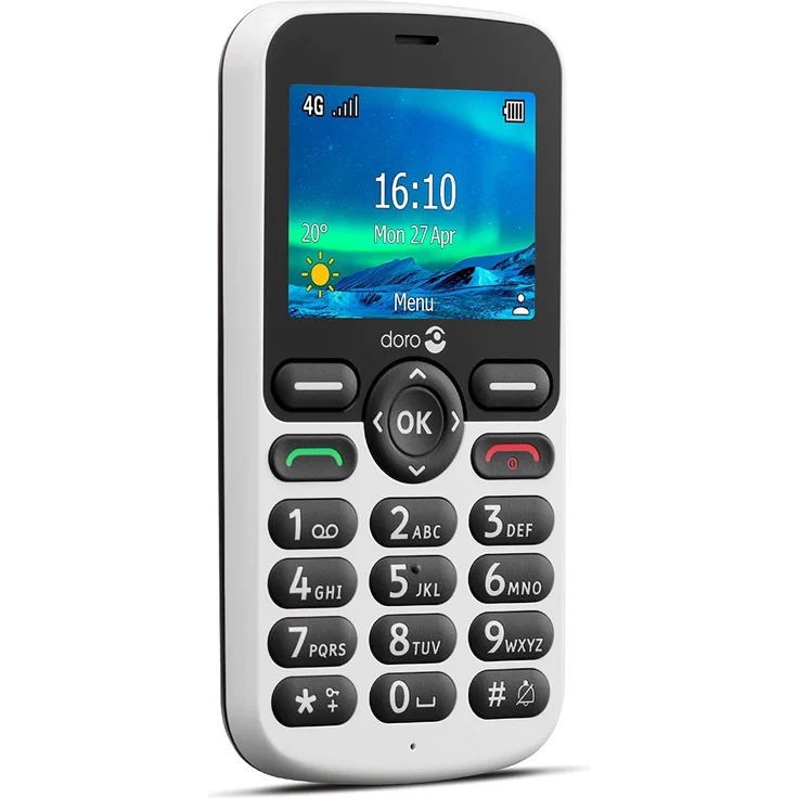 Doro 5860 Block-Handy Farbdisplay, Schwarz/Weiß – Bild 4