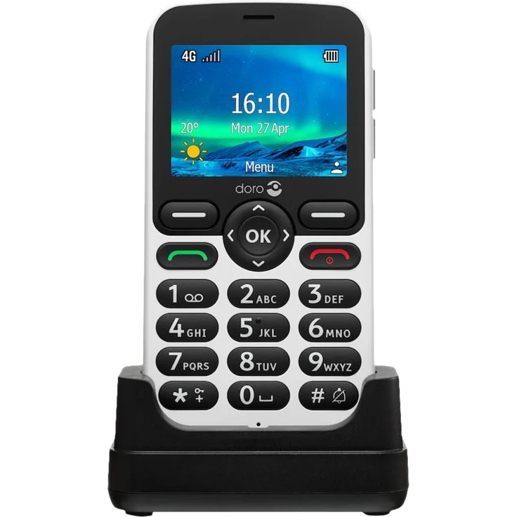 Doro 5860 Block-Handy Farbdisplay, Schwarz/Weiß – Bild 9