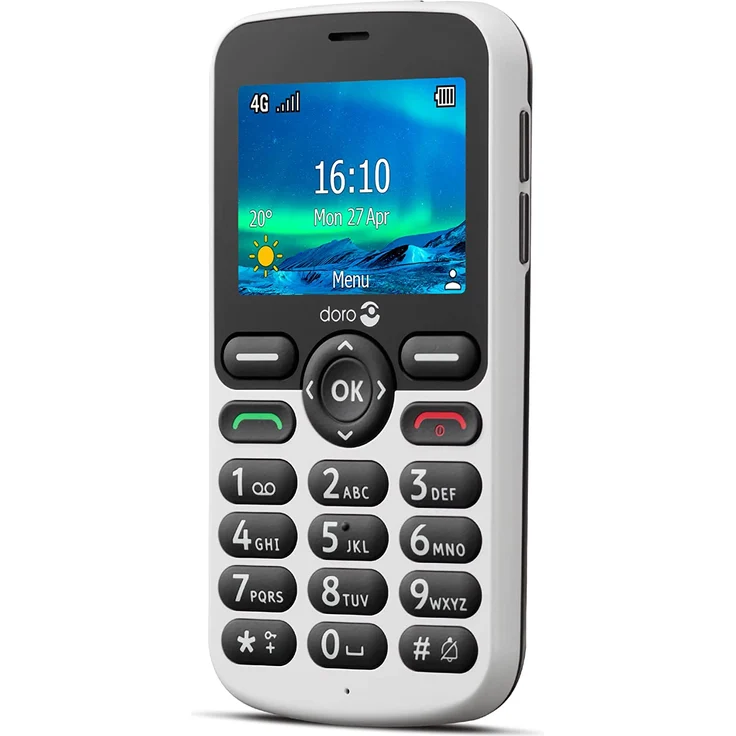 Doro 5860 Block-Handy Farbdisplay, Schwarz/Weiß – Bild 5