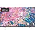 Samsung GQ75Q60BAU 189 cm (75 Zoll) QLED Smart TV (Ultra HD, HDR, Edge LED) HD-Triple-Tuner (Sat, Antenne, Kabel) Modelljahr 2022 Energieklasse E (DE-Modell)