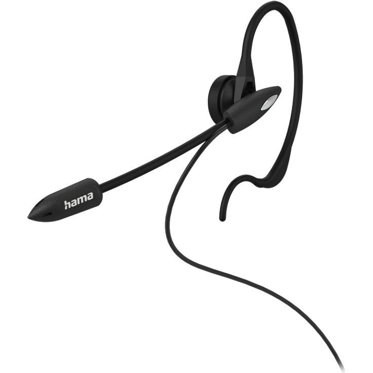 Hama 00201156 In-Ear-Headset für schnurlose Telefone 2,5-mm-Klinke Mute-Taste Schwarz/Silber – Bild 3