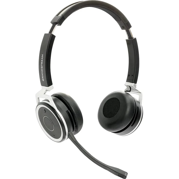 Grandstream GUV3050 HD Bluetooth-Headset mit Ladestation und USB-Dongle Schwarz