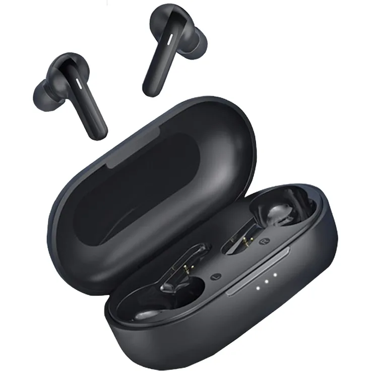 cofi1453 TWS In-Ear Kabellose Kopfhörer Headset Wireless Bluetooth 5.0 Ohrhörer Touch-Steuerung in schwarz