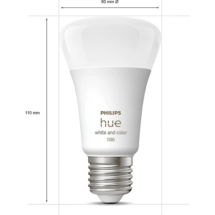 Philips Hue White & Color Ambiance E27 2er Starter-Set + Bridge + Dimmer Switch, warmweiß (929002468805) – Bild 9