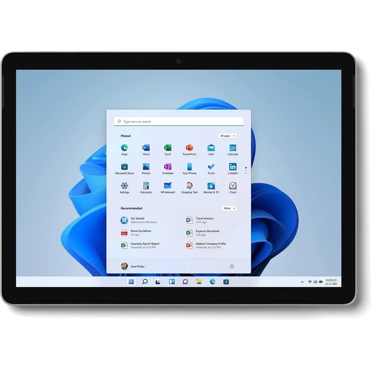Microsoft Surface Go 3 - 11,6 Zoll Full HD, Intel Core i3-10100Y, 8GB RAM, 128GB SSD, Windows 11 S 64-bit (8VC-00003)