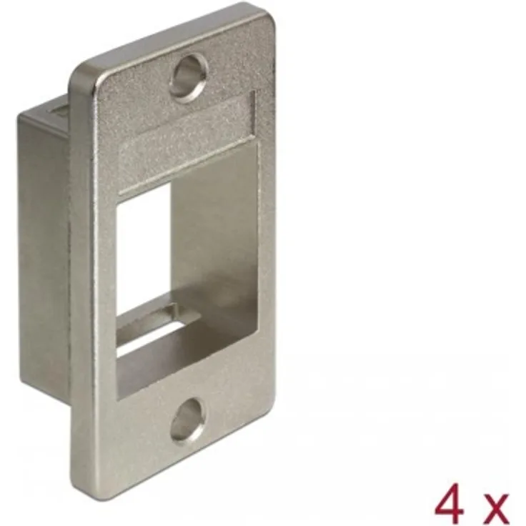 86413 - Keystone Halterung für Gehäuse 4 Stück
