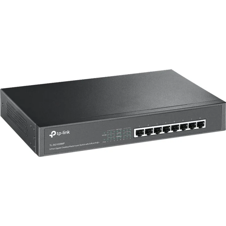 TL-SG1008MP - Gigabit-Switch mit 8 Anschlüssen, Desktop/Rack – Bild 3
