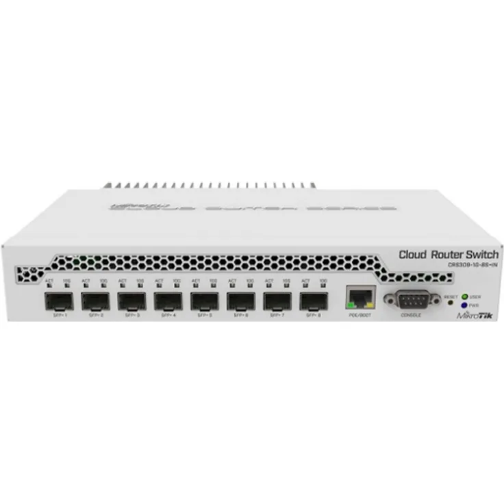 CRS309-1G-8S+IN - Cloud Router Switch 309-1G-8S+IN mit 800 MHz CPU