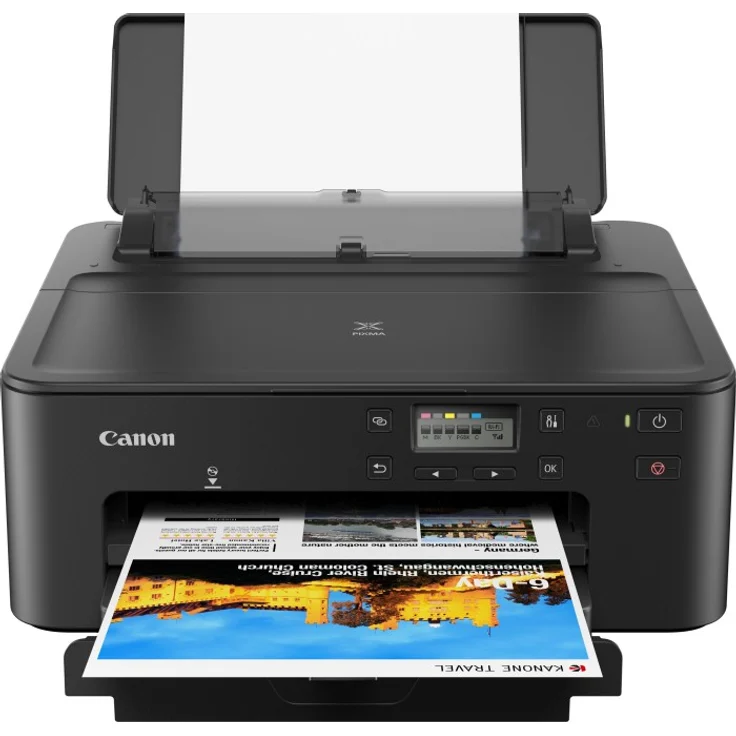 Canon PIXMA TS705a Drucker Tintenstrahl DIN A4 (WLAN, LAN, 5 separate Tinten, automatischer Duplexdruck, 2 Papierzuführungen, Papierkassette 250 Blatt, Apple AirPrint) – Bild 1